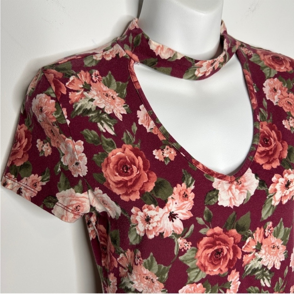 FOREVER 21 Floral Choker Mini Dress - Picture 2 of 6